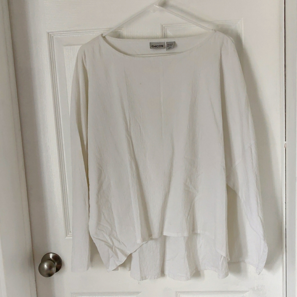 Chico's cotton blouse size 2